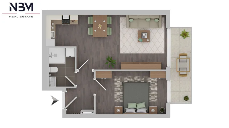 TOP! Erstbezug – Moderne 1-Zimmer-Wohnung mit Balkon in bester Lage von Berlin-Reinickendorf. — photo 1
